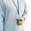 FormVan 4 Digit Hand Tally Counter with Lanyard, Mechanical Lap Tracker Manual Clicker with Metal Finger Ring Hoop Holder,Green view 4
