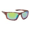 Coyote Eyewear Floating Polarized Sunglasses, Tortoise, Brown/Green Mirror view 1
