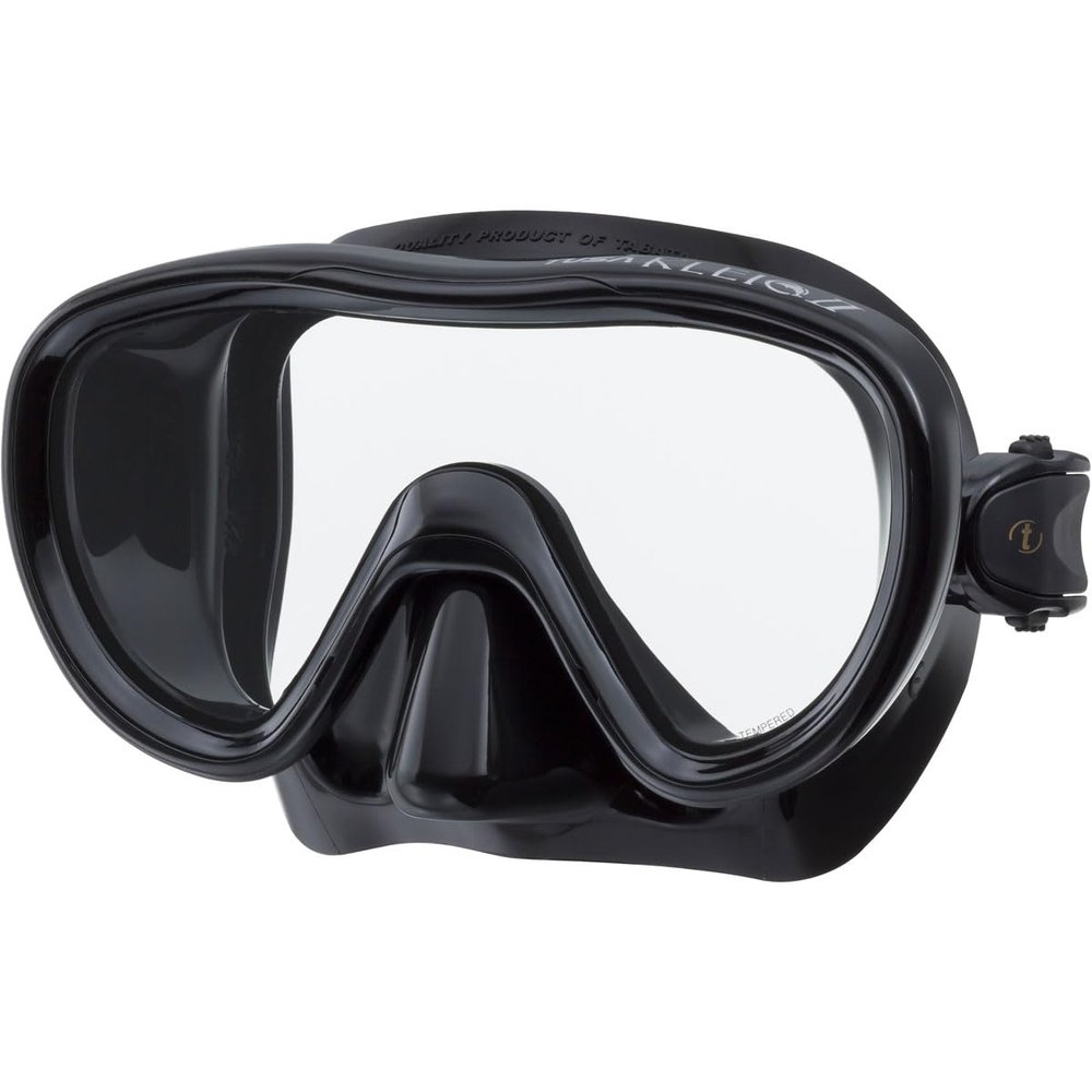 TUSA M-111 Mini Kleio II Scuba Diving Mask, Black/Black