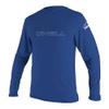 O'Neill Mens Basic Skins Long Sleeve Sun Shirt, UPF 50+ Sun and Rash Protection for Surfing and All Outdoor Activities, Pacific, Small view 1
