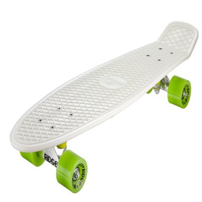 Ridge Skateboards Unisex's Dark Nickel Cruiser, Glow-Green, 27 Inch