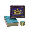 OSG Carta Triangle Green/ Blue Snooker Chalk, One Dozen In Box - Green view 1