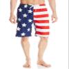 Kanu Surf Men's Barracuda Swim Trunks (Regular & Extended Sizes), USA American Flag, Medium view 1