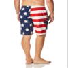 Kanu Surf Men's Barracuda Swim Trunks (Regular & Extended Sizes), USA American Flag, Medium view 2