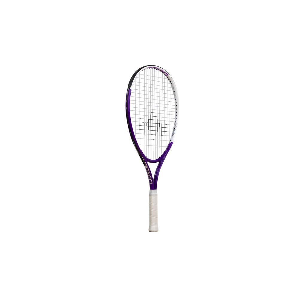 Diadem Super 23 Junior Racket | Youth Recreational Tennis Racket, Pre-Strung | Indoor/Outdoor Play | 23 Length Ideal for Kids Ages 6-8 (Purple)