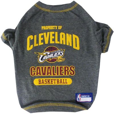 Pets First NBA Licensed Hoodies & T-shirt for Dogs & Cats, Clevel& Cavaliers, Large
