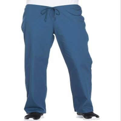 Dickies EDS Signature Men & Women Scrubs Pant Drawstring 83006T, XS Tall, Caribbean Blue