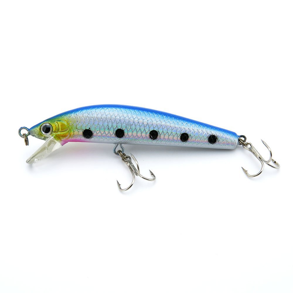 10x Fishing Lures Crankbait Freshwater Saltwater Coarse Sea Crank illex Bass Swimbait Pike Baits peche leurres Angelkoder RO-70-02 70mm 6g Sinking