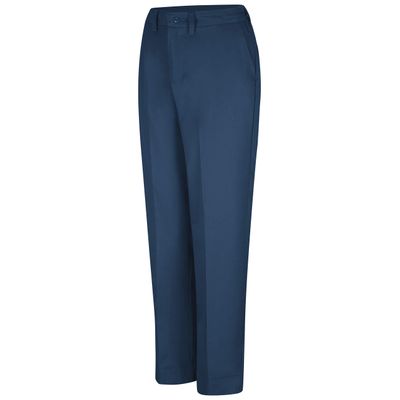 Red Kap Women's Elastic Insert Work Pant, Navy, 18W x 30L