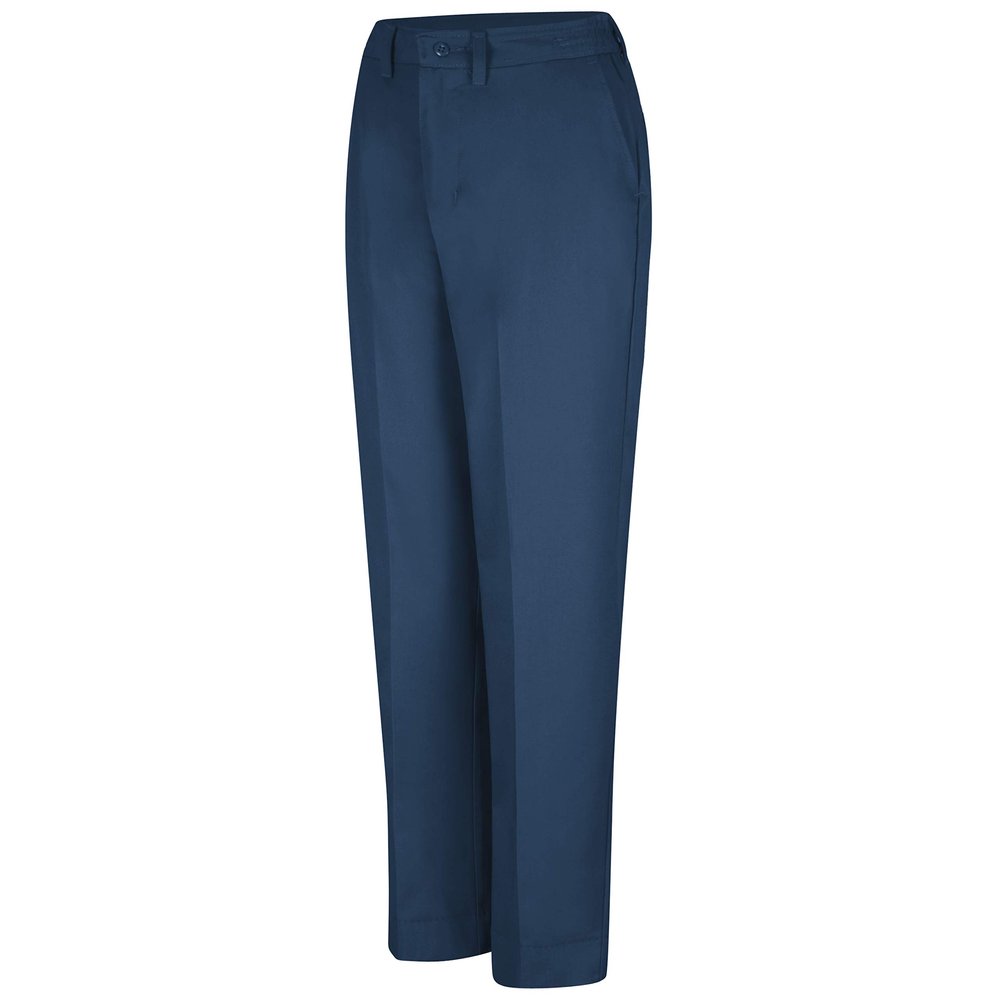 Red Kap Women's Elastic Insert Work Pant, Navy, 18W x 30L