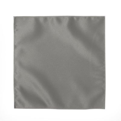Tuxedo Park Silver Pocket Square