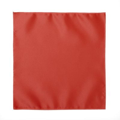 Tuxedo Park Coral Pocket Square