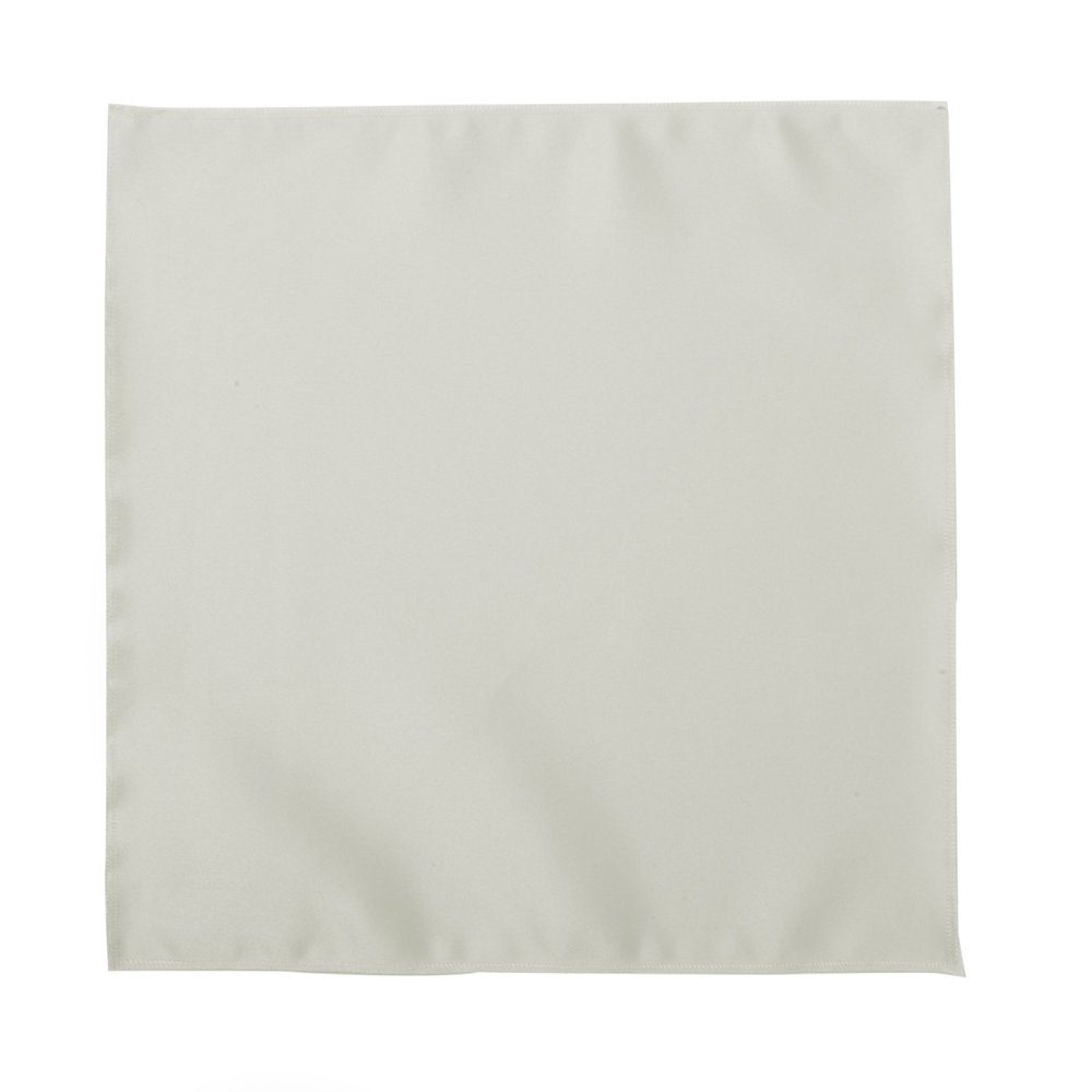 Tuxedo Park Silver Couture Pocket Square