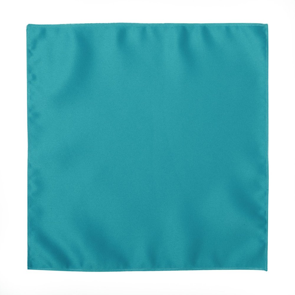 Tuxedo Park Caribbean Blue Pocket Square