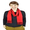 Belle Donne Women Scarves Girls Scarf Fuax Pashmina, Winter Solid Scarves - Red view 1