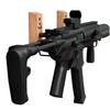 Hold Up Displays Gun Wall Mount, Cherry Hardwood, 15lbs Capacity, Made in USA view 1