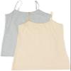 2 Pack Active Basic Women's Plus Size Basics Cami Tank Top 1X H Gray, Taupe view 1