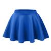 MBJ WB211 Women's Basic Versatile Stretchy Flared Skater Skirt for Girl M Royal_Brite view 1