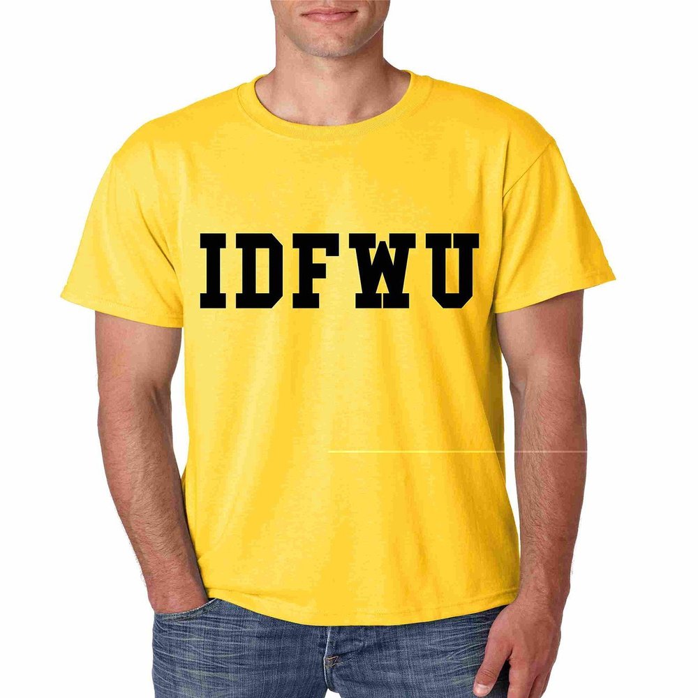 ALLNTRENDS T Shirt IDFWU Big Sean (S, Yellow)