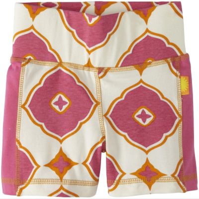 Masala Yoga Shorts (Toddler/Kid) - Raaz Medallion Pink-2 Years
