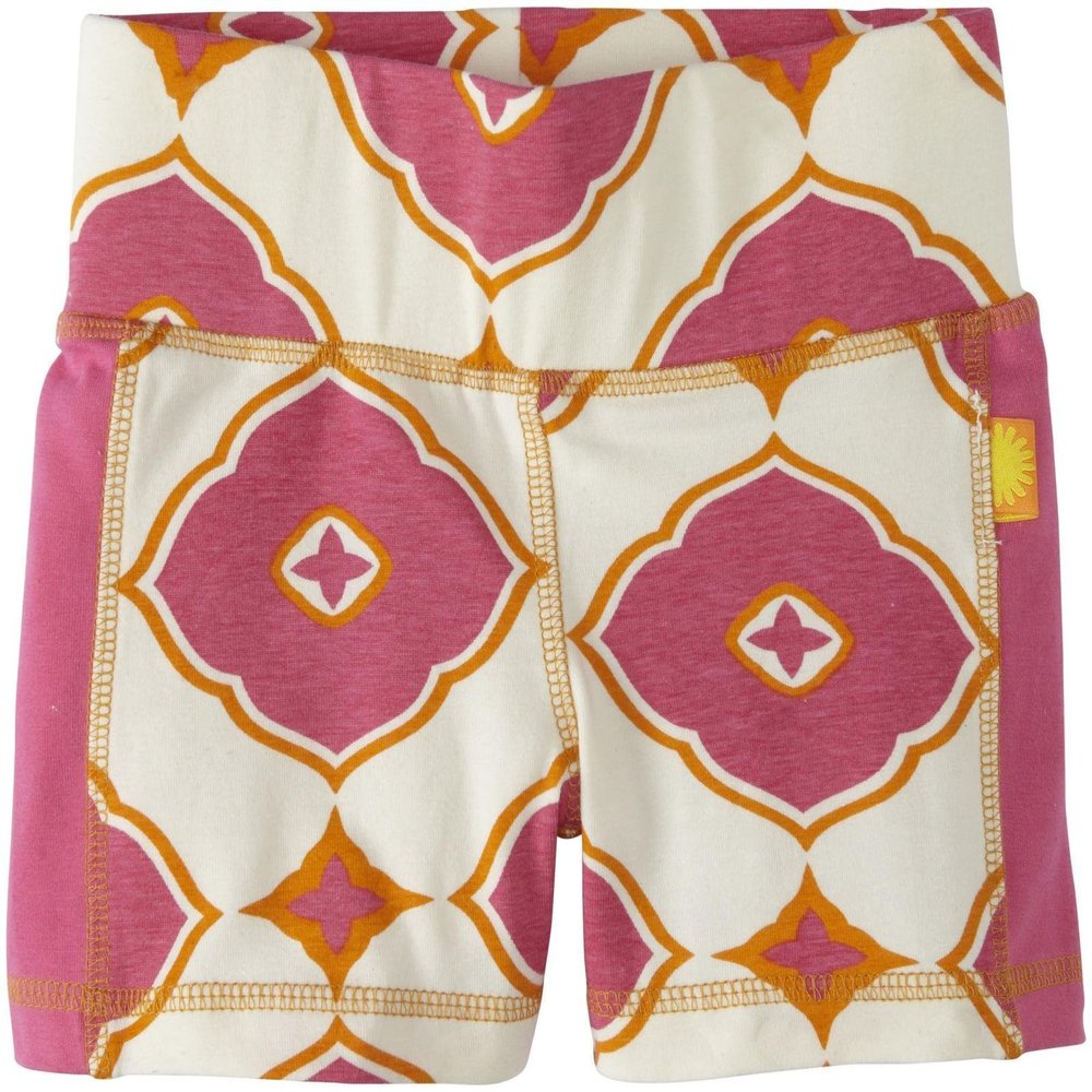 Masala Yoga Shorts (Toddler/Kid) - Raaz Medallion Pink-2 Years