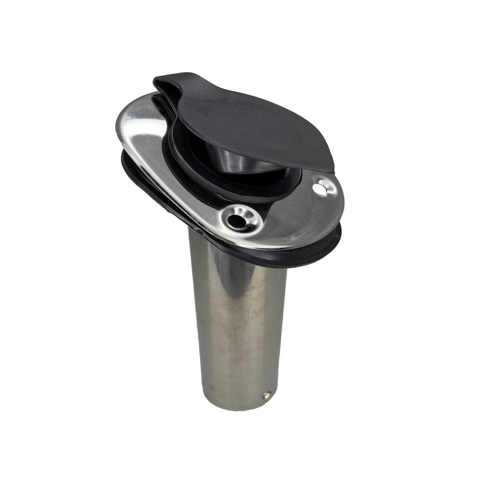 Pactrade Marine Boat SS 304 Fishing Rod Holder 9.5" Flush Mount 30 PVC Cap