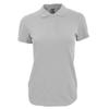 SOL'S Womens/Ladies Perfect Pique Short Sleeve Polo Shirt (L) (Gray Marl) view 1