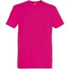 SOLS Mens Imperial Heavyweight Short Sleeve T-Shirt (M) (Fuchsia) view 1