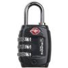 Bulldog Vaults TSA Lock luggage locks with Steel Shank (1-Pack), black view 1