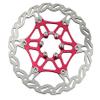 Baradine Light Weight Colorful Bike Floating Disc Brake Rotor 180mm 6-Bolt Color Red view 1