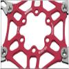 Baradine Light Weight Colorful Bike Floating Disc Brake Rotor 180mm 6-Bolt Color Red view 2