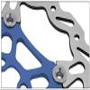 Baradine Light Weight Colorful Bike Floating Disc Brake Rotor 180mm 6-Bolt Color Blue view 2