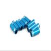 Baradine Bike Bicycle Outer Housing Brake Cable Aluminum Anodized Caps Lined Ferrules for 5mm Cable Blue Color view 1