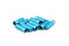 Baradine Bike Bicycle Outer Housing Shifer Cable Aluminum Anodized Caps Lined Ferrules for 4mm Cable Blue Color view 1