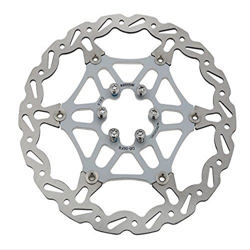 Baradine Light Weight Colorful Bike Floating Disc Brake Rotor 160mm 6-Bolt Color Grey