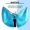 Pilot-trade clothing trade co.,Ltd Women's Egyptian Egypt Belly Dance Costume Bifurcate Isis Wings Sky Blue view 2