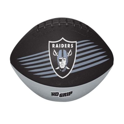 Rawlings NFL Gridiron Junior-Size Youth Football, Las Vegas Raiders , Black