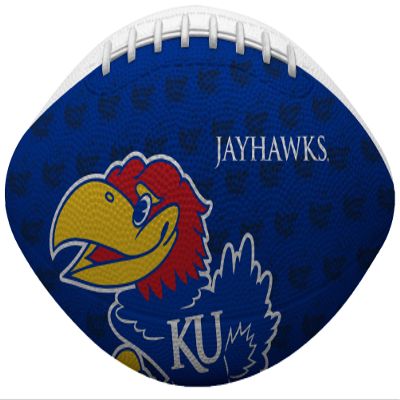 Rawlings NCAA Gridiron Junior Size Football, University of Kansas Jayhawks