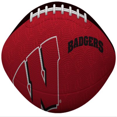 NCAA Gridiron Junior-Size Youth Football, Wisconsin Badgers