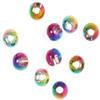 TIEMCO 6609103005 Tungsten Beads Plus, Rainbow NM, L, 0.1 inches (3.8 mm) view 1