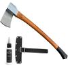 1844 Helko Werk Germany Vario Universal Axe - German Made Midsize General Purpose Felling Axe for Felling Trees, Cutting Timber, and Splitting Wood - Head 4.25lbs, Handle 30in. (Universal) #10053 view 1