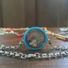 Be Mine Green Candy Heart Floating Locket Charm view 3