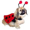 DOGGIE DESIGN Lady Bug Winged Costume Set with Headpiece and Matching Leash for Dogs Size X-Small (Chest: 10"-13", Neck: 7"-10", Pets Weighing: 3-5 Lbs.) view 1