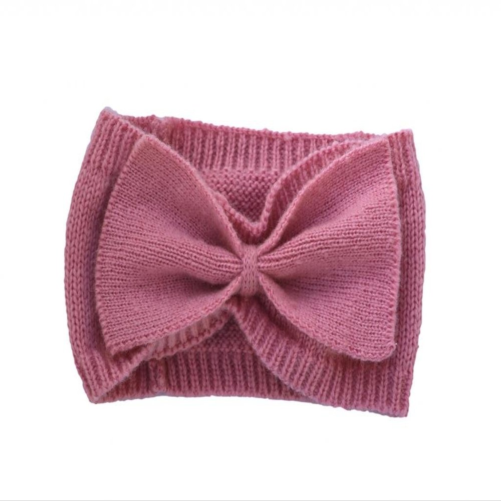 Born to Love - Girls Pink Bow Headband - Girls Headwear Accessories