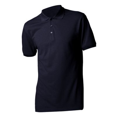 KUSTOM KIT Mens Slim Fit Short Sleeve Polo Shirt (M) (Navy Blue)