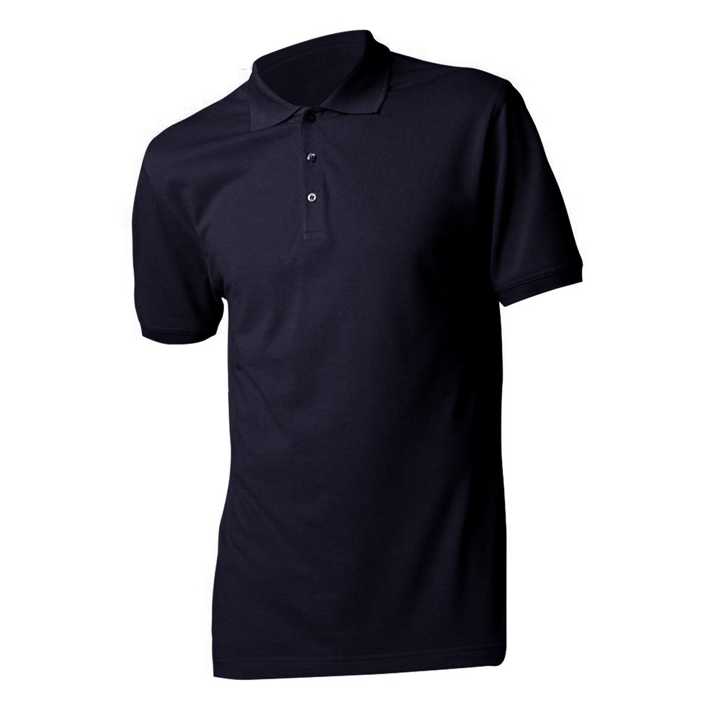 KUSTOM KIT Mens Slim Fit Short Sleeve Polo Shirt (M) (Navy Blue)