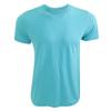 Bella + Canvas Canvas Unisex Poly-Cotton Short Sleeve T-Shirt (L) (Neon Blue) view 1