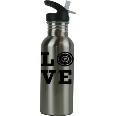 Personalized Custom Love Darts Stainless Steel Water Bottle with Straw Top 20 Ounce Sport Water Bottle Customizable