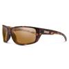 Suncloud Milestone Polarized Sunglass with Polycarbonate Lens, Matte Tortoise Frame/Brown, One Size view 1