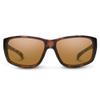Suncloud Milestone Polarized Sunglass with Polycarbonate Lens, Matte Tortoise Frame/Brown, One Size view 2